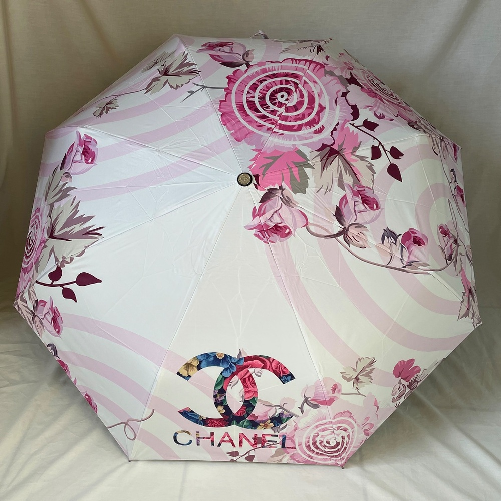 New CC Umbrella Pink Flowers with Box